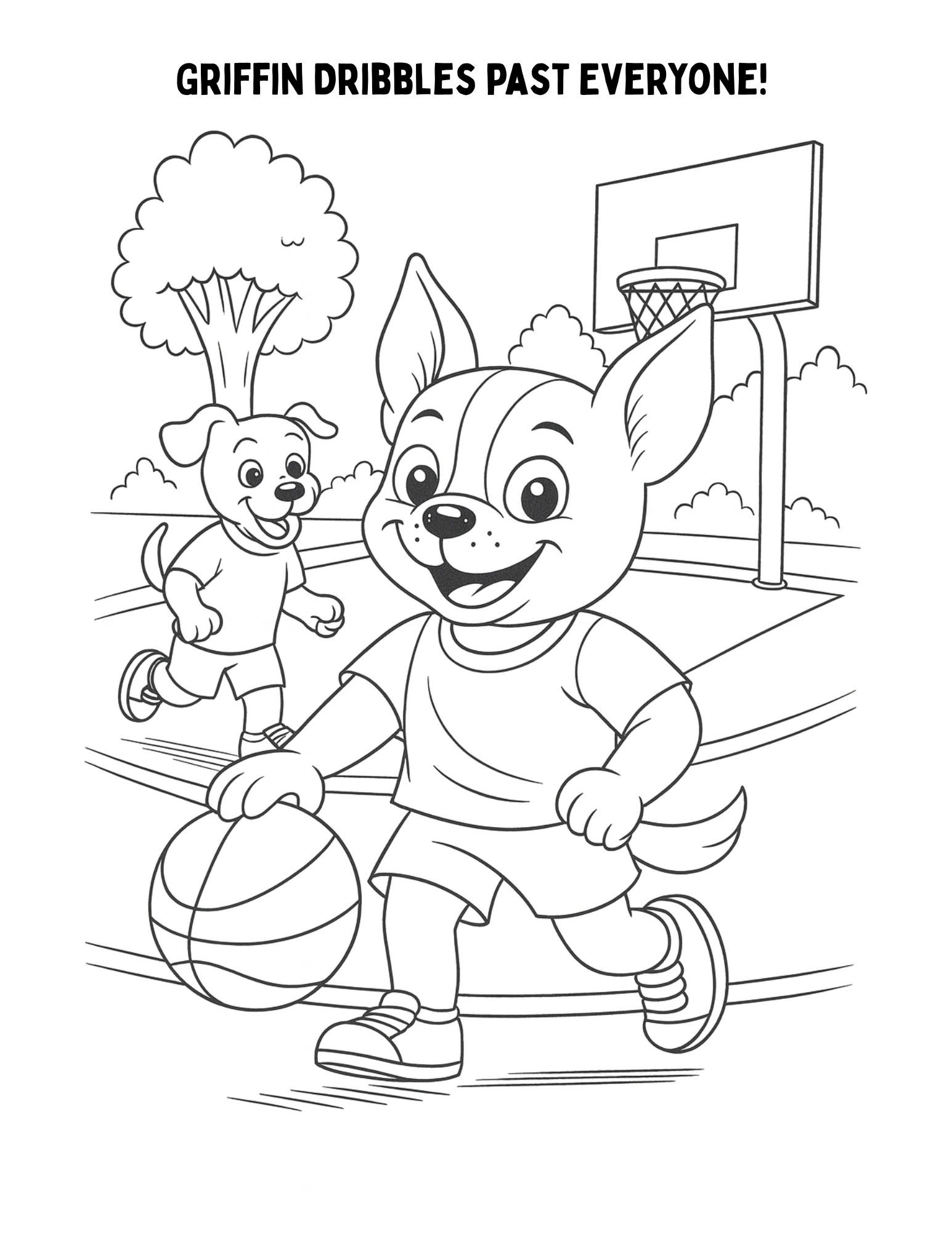 Griffin's Good Game, Coloring & Activity Book: Color the game, join the fun!