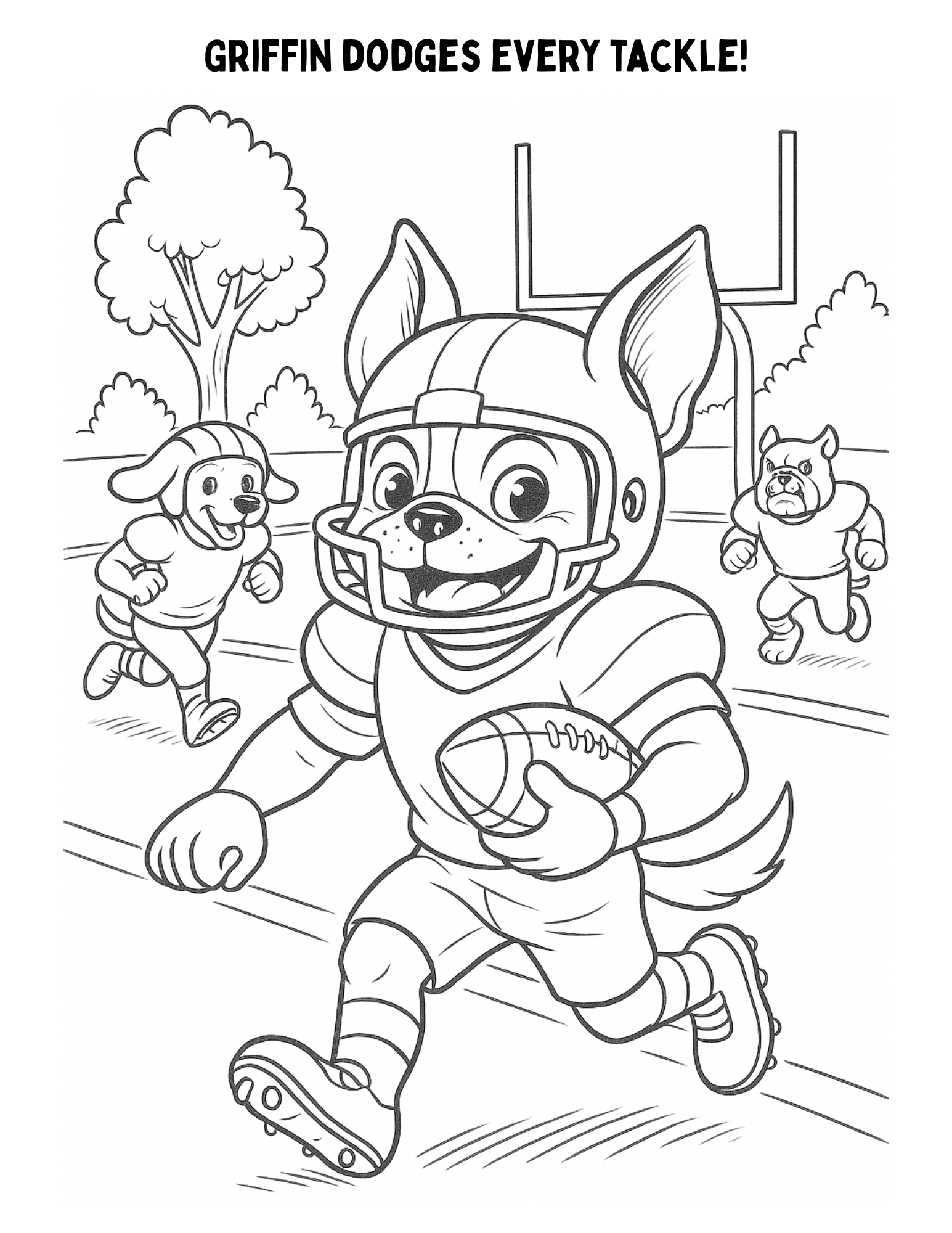 Griffin's Good Game, Coloring & Activity Book: Color the game, join the fun!