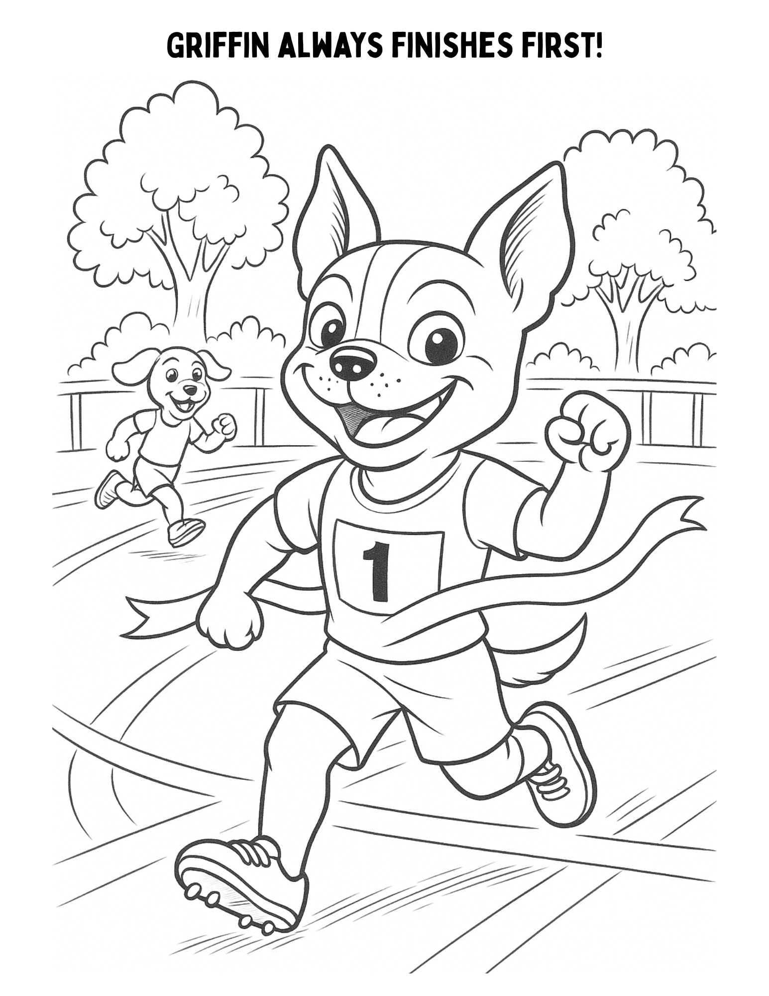 Griffin's Good Game, Coloring & Activity Book: Color the game, join the fun!